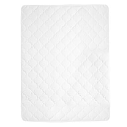 UMI Essentials All Season Extra Deep Quilted Mattress Protector, King Size 150 x 200 cm, Washable, White