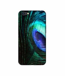 Amazon Brand - Solimo Designer Peacock Feather 3D Printed Hard Back Case Mobile Cover for Oppo A71