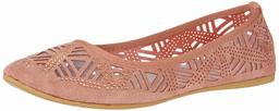 Flavia Women's Pink Ballet Flats-5 UK (37 EU) (6 US) (FL-917/PNK)