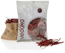 Amazon Brand - Vedaka Red Chilli (Lal Mirch), 200g