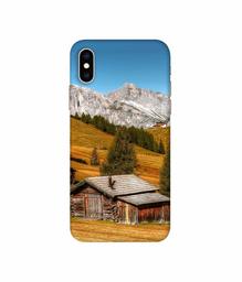 Amazon Brand - Solimo Designer Hut 3D Printed Hard Back Case Mobile Cover for Apple iPhone Xs Max