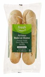 Fresh Brand – Artisan Bake at Home French Style Demi Baguette, 12 oz (2 ct) FROZEN