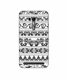 Amazon Brand - Solimo Designer Black Multi Patterns 3D Printed Hard Back Case Mobile Cover for Asus Zenfone Selfie ZD551KL