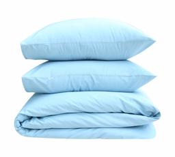 Brushed Cotton Blended Duvet Cover Set, Blue, King