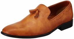 Amazon Brand - Symbol Men's TAN PU Formal Shoes - 9 UK (AZ-SY-431)