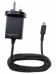 AmazonBasics Single Voltage AC Charger for Nintendo Switch (does not support TV mode), Black