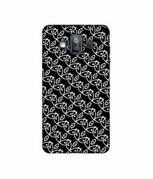 Amazon Brand - Solimo Designer White Pattern 3D Printed Hard Back Case Mobile Cover for Samsung Galaxy J7 Duo