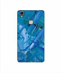 Amazon Brand - Solimo Designer Blue Paint 3D Printed Hard Back Case Mobile Cover for Vivo V3 Max