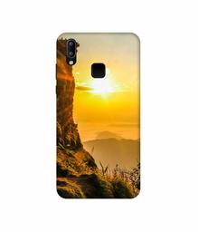 Amazon Brand - Solimo Designer Mountan Side Sun View 3D Printed Hard Back Case Mobile Cover for Vivo Y95