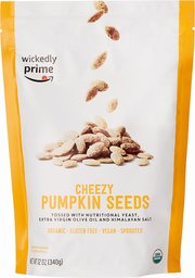 Wickedly Prime Organic Sprouted Pumpkin Seeds, Cheezy, 12 Ounce