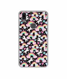 Amazon Brand - Solimo Designer Unicorn Texture UV Printed Soft Back Case Mobile Cover for Vivo V9