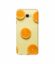 Amazon Brand - Solimo Designer Orange Texture 3D Printed Hard Back Case Mobile Cover for Samsung Galaxy J4 Plus