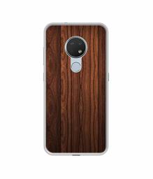 Amazon Brand - Solimo Designer Wooden Texture UV Printed Soft Back Case Mobile Cover for Nokia 6.2