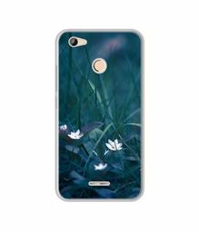 Amazon Brand - Solimo Designer White Flower UV Printed Soft Back Case Mobile Cover for Micromax Canvas Unite 4 Pro Q465