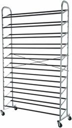 AmazonBasics 50-Pair Shoe Rack (Renewed)