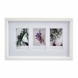 AmazonBasics Photo Frame for use with Instax - 3-Opening - 3.25