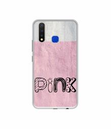 Amazon Brand - Solimo Designer Pink UV Printed Soft Back Case Mobile Cover for Vivo U20