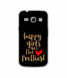 Amazon Brand - Solimo Designer Happy Girls are The Prettiest UV Printed Soft Back Case Mobile Cover for Samsung Galaxy J1