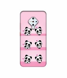 Amazon Brand - Solimo Designer Panda Pattern 3D Printed Hard Back Case Mobile Cover for Vivo S1 Pro