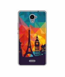 Amazon Brand - Solimo Designer Colored Paris UV Printed Soft Back Case Mobile Cover for Panasonic Eluga Ray X