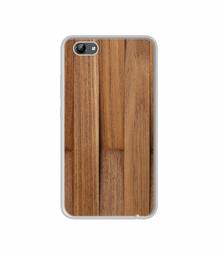 Amazon Brand - Solimo Designer Wooden Art UV Printed Soft Back Case Mobile Cover for Vivo Y71