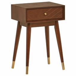 Rivet Mid-Century Modern End Table, 15.75