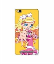 Amazon Brand - Solimo Designer Singing Girl Vector 3D Printed Hard Back Case Mobile Cover for Xiaomi Redmi 3S