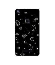 Amazon Brand - Solimo Designer Solar System UV Printed Soft Back Case Mobile Cover for Lava Z80