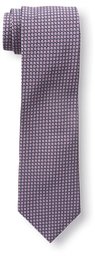 Franklin Tailored Men's Circle and Dot Tie, Navy/Pink