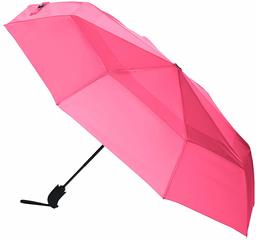 AmazonBasics - Umbrella with Wind Catcher Pink