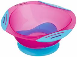 Amazon Brand - Mama Bear Non-Slip Suction Bowl (Pink)