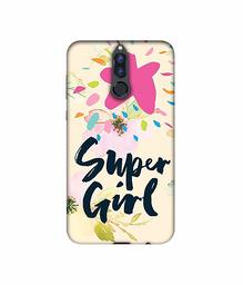 Amazon Brand - Solimo Designer Super Girl 3D Printed Hard Back Case Mobile Cover for Huawei Honor 9i