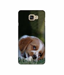 Amazon Brand - Solimo Designer Cute Puppy 3D Printed Hard Back Case Mobile Cover for Samsung Galaxy A9 Pro