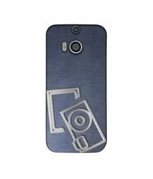 Amazon Brand - Solimo Designer Camera Embroidery 3D Printed Hard Back Case Mobile Cover for HTC One M8