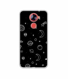 Amazon Brand - Solimo Designer Solar System UV Printed Soft Back Case Mobile Cover for Comio X1