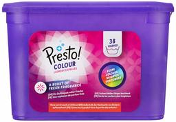 Amazon-Marke: Presto!  Pods Color-Waschmittel (38 Waschgänge)