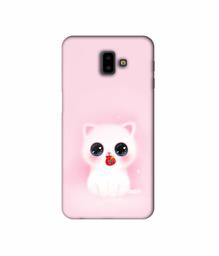 Amazon Brand - Solimo Designer Kitty 3D Printed Hard Back Case Mobile Cover for Samsung Galaxy J6 Plus