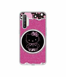 Amazon Brand - Solimo Designer Kitty with Glitter UV Printed Soft Back Case Mobile Cover for Realme XT