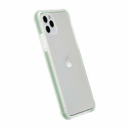 AmazonBasics - Cover per iPhone 11 Pro Max, in TPU +TPE + PC (verde), modello trasparente, protettivo e antigraffio