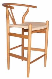 Amazon Brand – Stone & Beam Beech Wishbone Counter-Height Barstool, 38.2