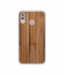 Amazon Brand - Solimo Designer Wooden Art UV Printed Soft Back Case Mobile Cover for Asus Zenfone 5Z ZS620KL