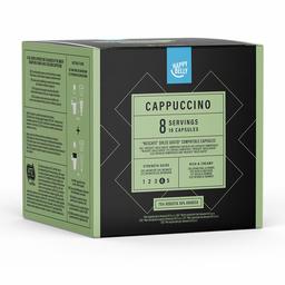 Marchio Amazon- Happy Belly - Capsule caffè Cappuccino compatibili con NESCAFÉ* DOLCE GUSTO*,  UTZ, 3x16 capsule (24 porzioni)