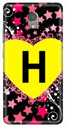 Amazon Brand - Solimo Designer Heart Pattern Alphabet-H 3D Printed Hard Back Case Mobile Cover for Lenovo P2