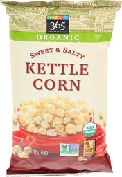 365 Everyday Value, Organic Kettle Corn, Sweet & Salty, 6 oz