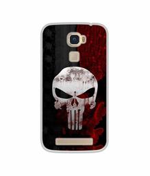 Amazon Brand - Solimo Designer Punisher Skull UV Printed Soft Back Case Mobile Cover for Lyf Water 9