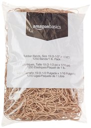 AmazonBasics Rubber Bands Size 19 (1/16