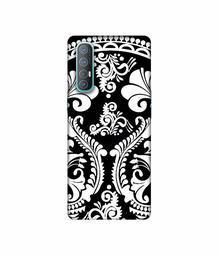 Amazon Brand - Solimo Designer Round White Rangoli 3D Printed Hard Back Case Mobile Cover for Oppo Reno 3 Pro