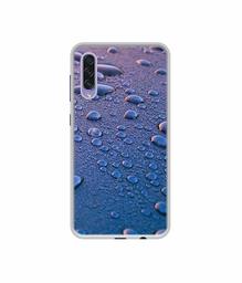 Amazon Brand - Solimo Designer Water Drops UV Printed Soft Back Case Mobile Cover for Samsung Galaxy A50s