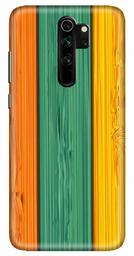 Amazon Brand - Solimo Designer Colorful Wooden Pattern 3D Printed Hard Back Case Mobile Cover for Xiaomi Redmi Note 8 Pro