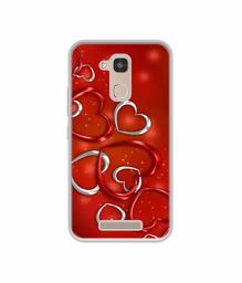 Amazon Brand - Solimo Designer Hearts UV Printed Soft Back Case Mobile Cover for Intex Elyt E7